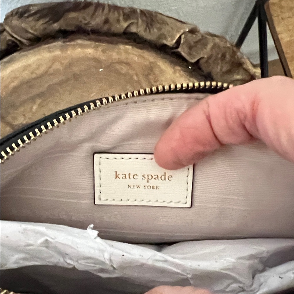 MWT Kate Spade Morgan painterly houndstooth Crossbody Bag NWT with KS dust cover - Picture 6 of 7
